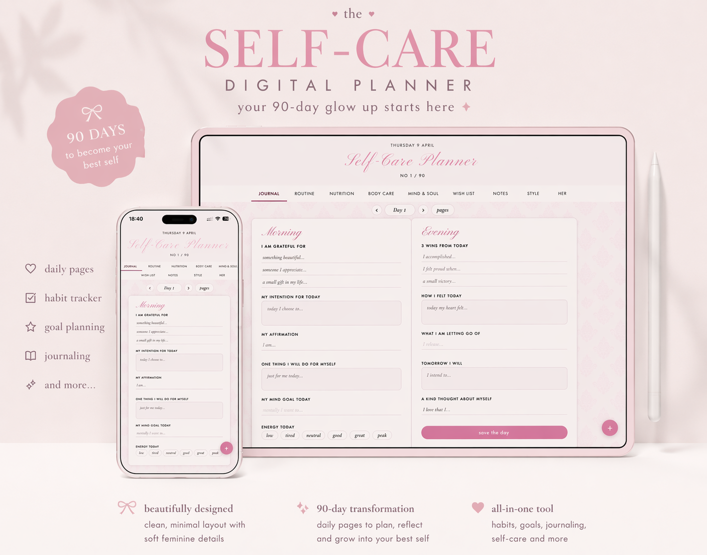 The Digital Self-Care Planner — Preeti