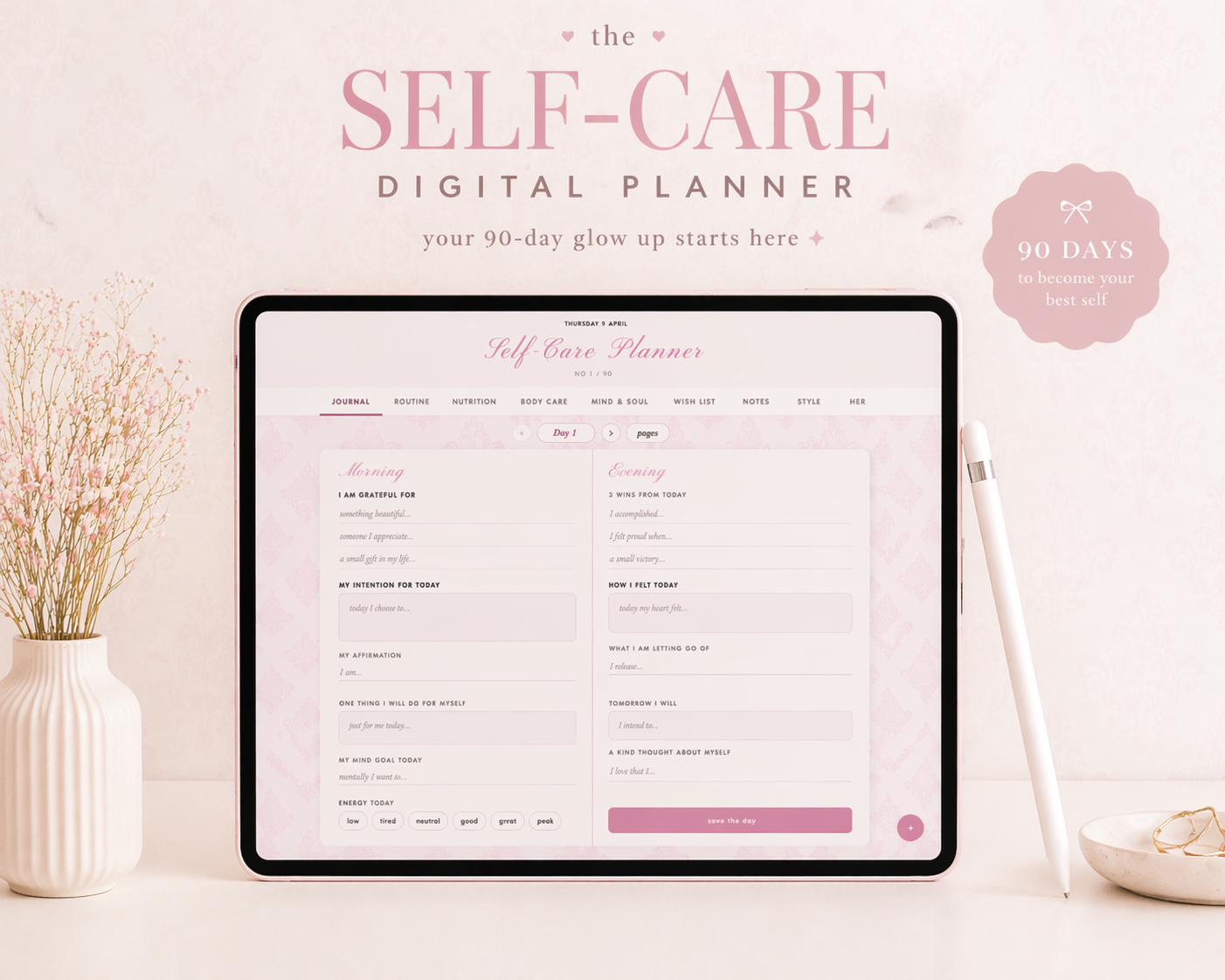 The Digital Self-Care Planner — Preeti